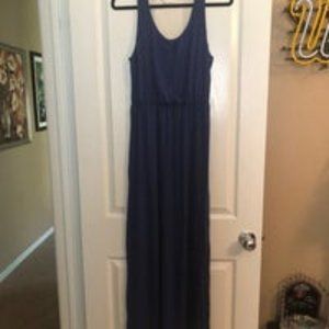 Le Lis Crochet Maxi Dress L